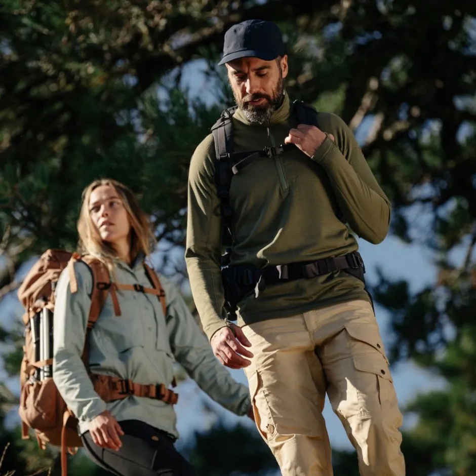 Broeken & Rokken < Fjällräven Vidda Pro Lite Broek Heren - Regular - dark grey