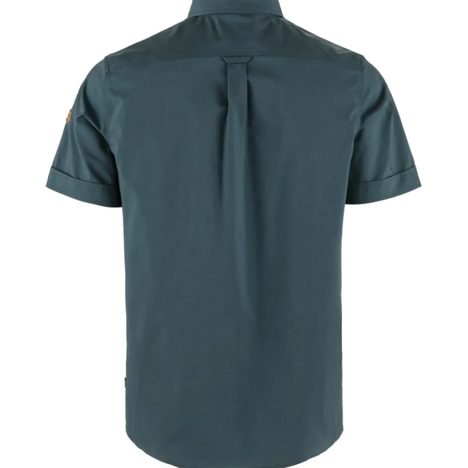 Shirts & Midlayers|T-Shirts & Tops < Fjällräven Övik Air Stretch Hed Heren - ountain bue