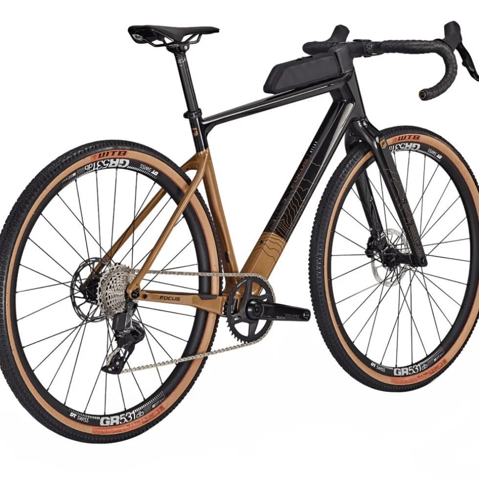FOCUS ATLAS 8.0 - Classified - Carbon Gravel Bike - 2025 - carbon raw glossy / goldrush glossy