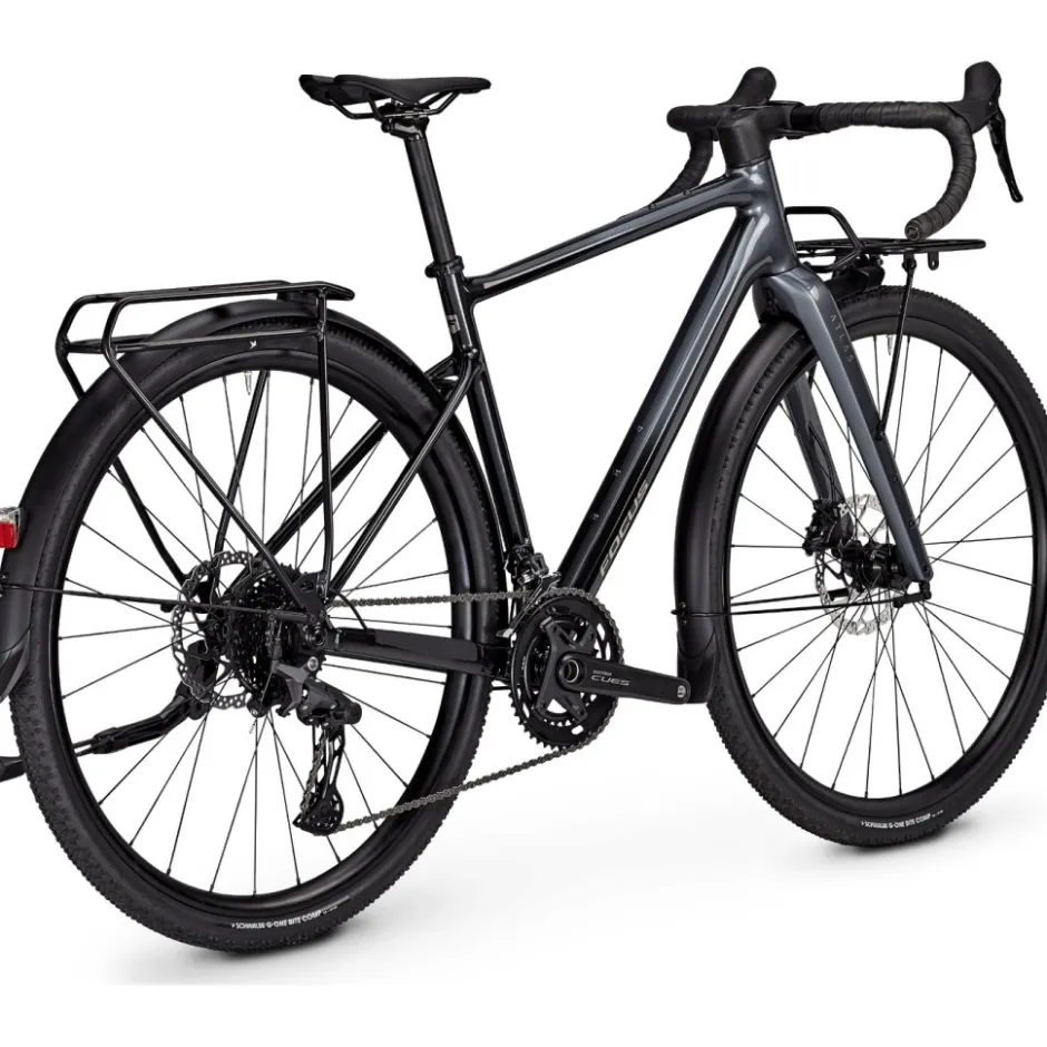 Gravelbikes Bikepacking < Focus ATLA 6.8 EQP - Gravelbike - 2026 - teelgrey / diamondblack