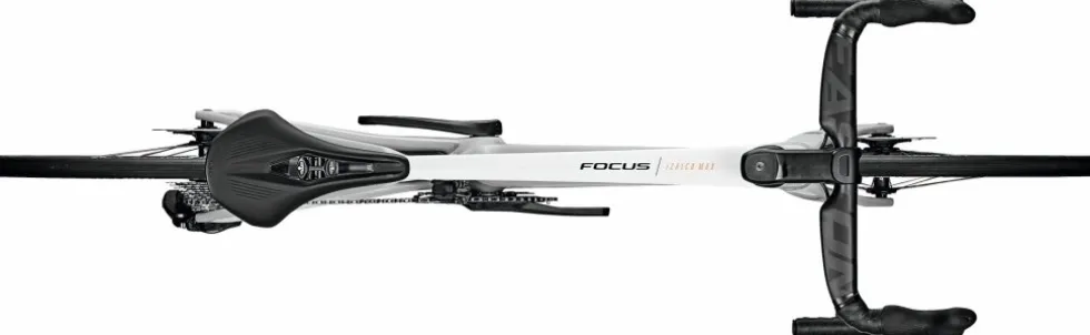 FOCUS IZALCO MAX 9.8 - Carbon Racefiets - 2025 - White glossy / Lightgrey glossy