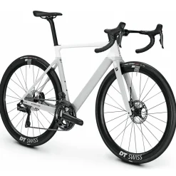 FOCUS IZALCO MAX 9.8 - Carbon Racefiets - 2025 - White glossy / Lightgrey glossy