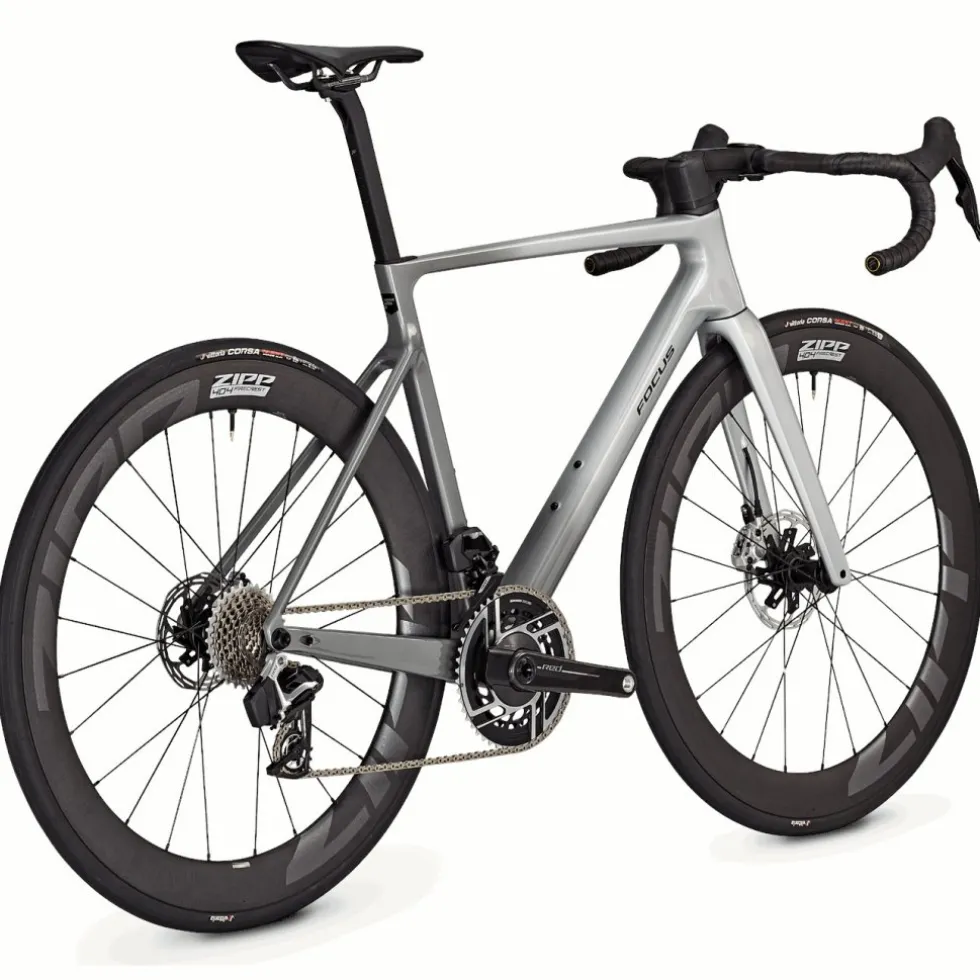 FOCUS IZALCO MAX 9.0 - Carbon Racefiets - 2025 - Silver Glossy / Dark Silver Glossy