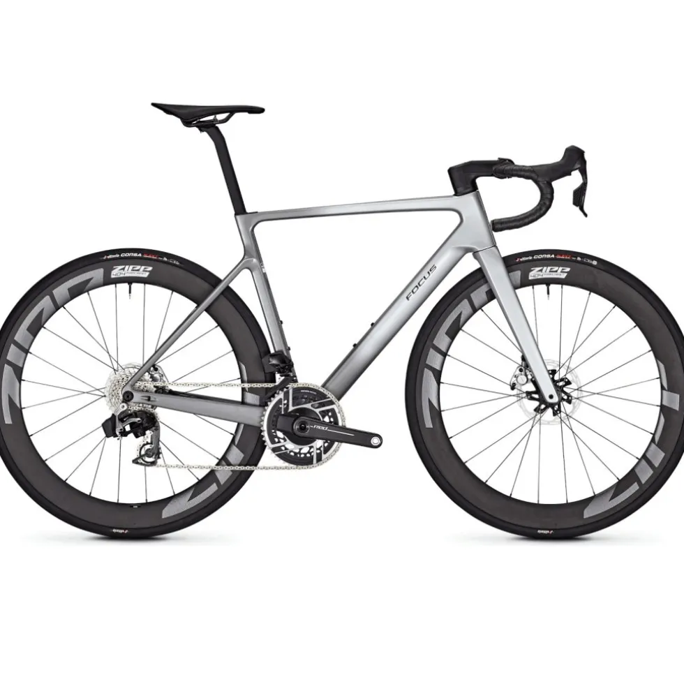 FOCUS IZALCO MAX 9.0 - Carbon Racefiets - 2025 - Silver Glossy / Dark Silver Glossy