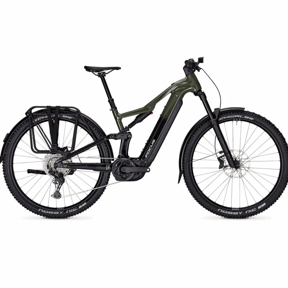 Elektrische Fietsen|E-Mtb Full Suspension < Focus THRON² 6.7 EQP - 800Wh E-MTB - 2026 - Urbangreen / Magicback