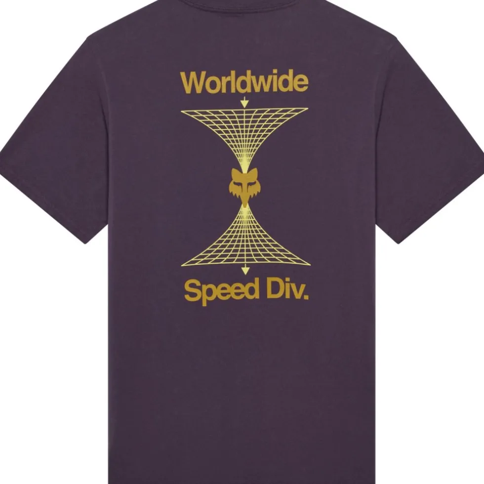 FOX Image Print 195 Original T-shirt met korte mouwen voor heren - plum perfect