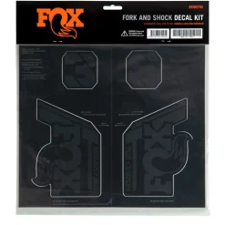 FOX CUSTOM Decal Kit for Fork & Rear Shock - Stealth Black