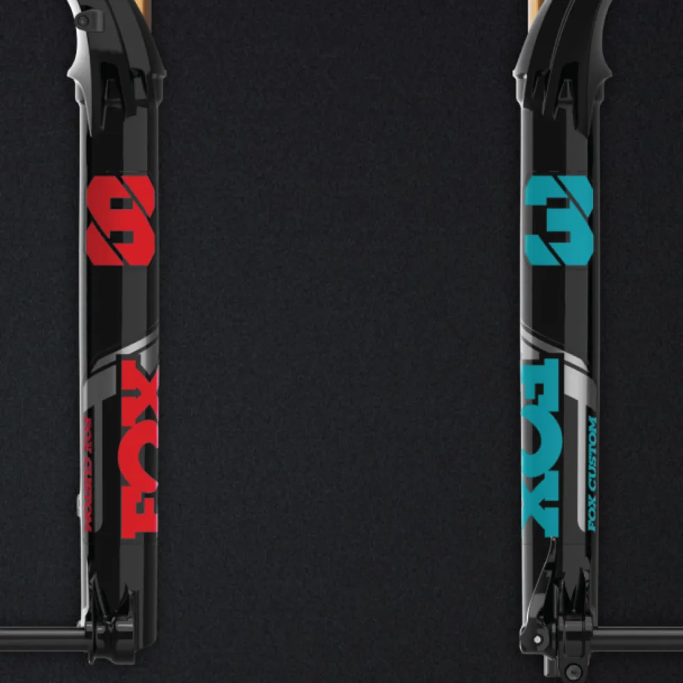 FOX CUSTOM Decal Kit for Fork & Rear Shock - Pistachio