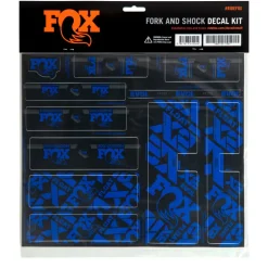 FOX CUSTOM Decal Kit for Fork & Rear Shock - blue