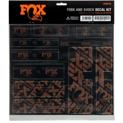 Stickers < FOX Factory FOX CUSTOM Decal Kit for Fork & Rear Shock - Root Beer