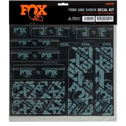 Stickers < FOX Factory FOX CUSTOM Decal Kit for Fork & Rear Shock - Storm Blue