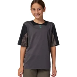 Shirts Kinderen < FOX Racing FOX Defend TB Fietsshirt Kinderen - oive green