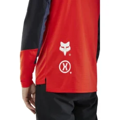 Mtb-Shirts < FOX Racing FOX Defend TB Fiethirt et lange ouwen Heren - Elevated - fluorecent red