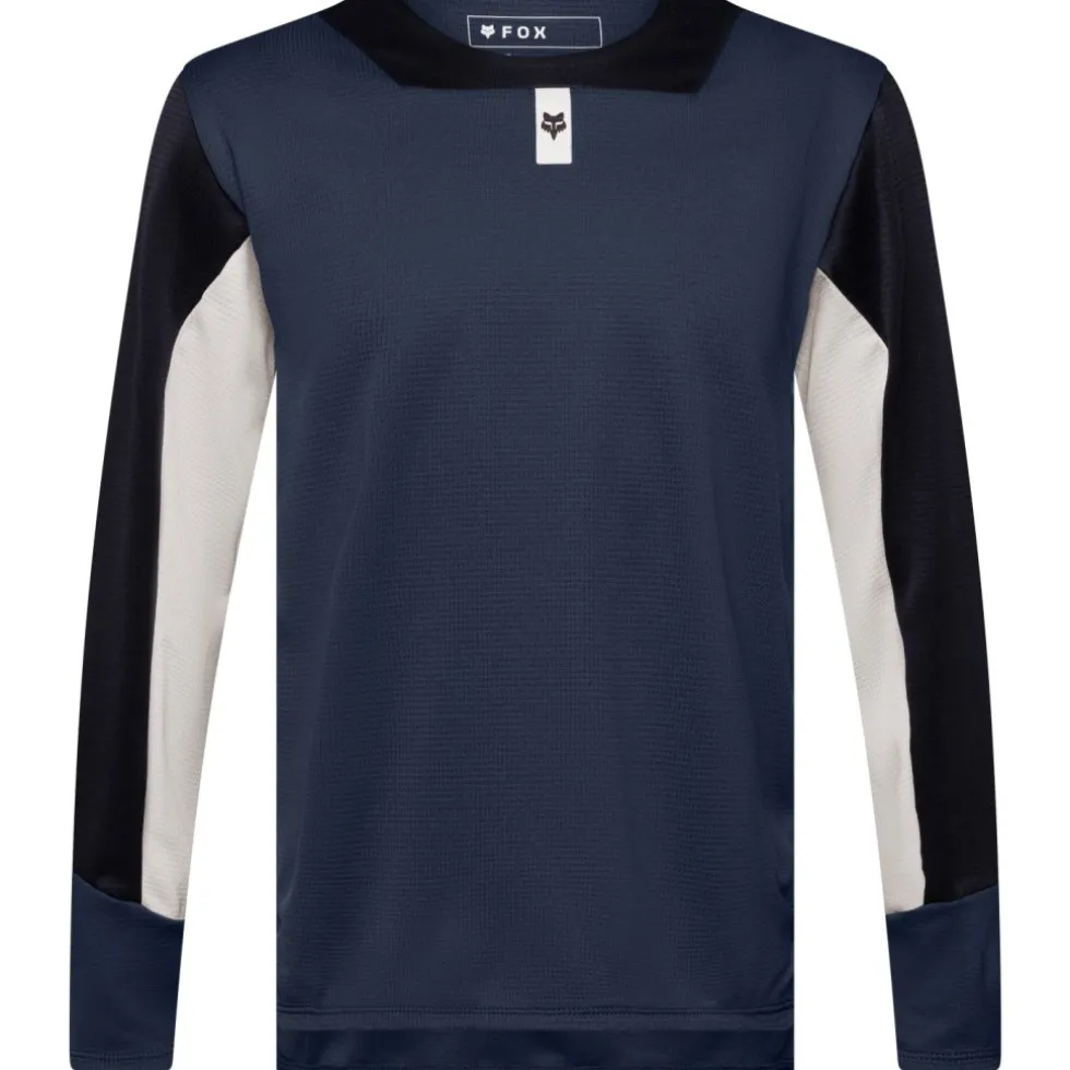 FOX Defend MTB Fietsshirt met lange mouwen Kinderen - galaxy blue