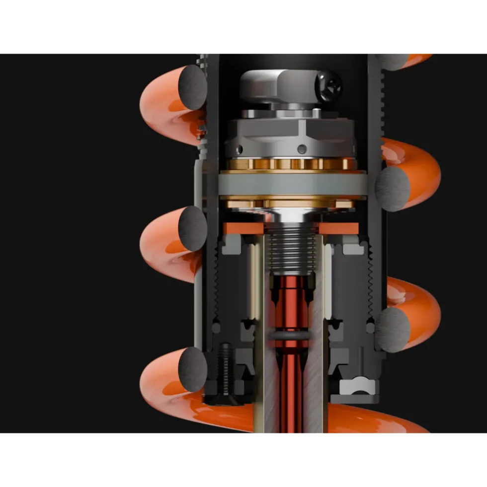 FOX DHX2 Demper - Factory | Coil | Monotube | Metric | Lever Type (2 Pos.) - 210x55mm