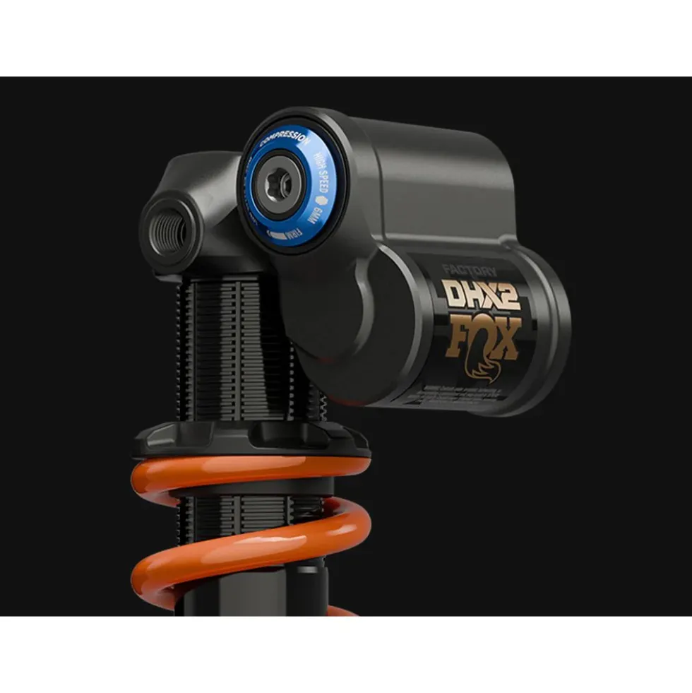 FOX DHX2 Demper - Factory | Coil | Monotube | Metric | Lever Type (2 Pos.) - 210x55mm