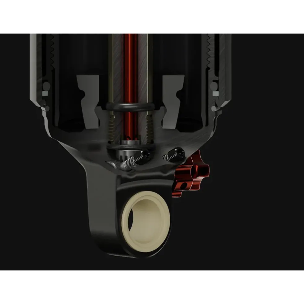 FOX FLOAT X2 Demper - Performance Elite | Air | Monotube | Trunnion | Lever Type (2 Pos.) - 205x60mm