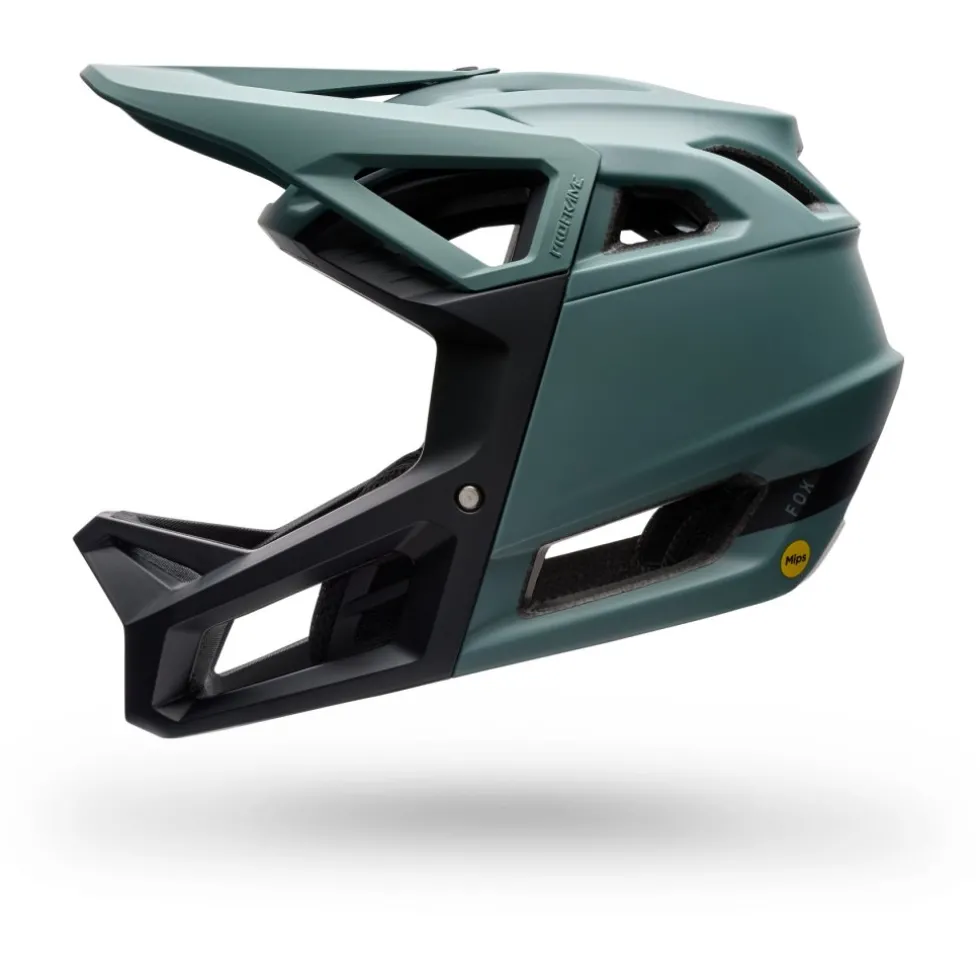 FOX Proframe MIPS Integraalhelm voor kinderen - Solid - sage