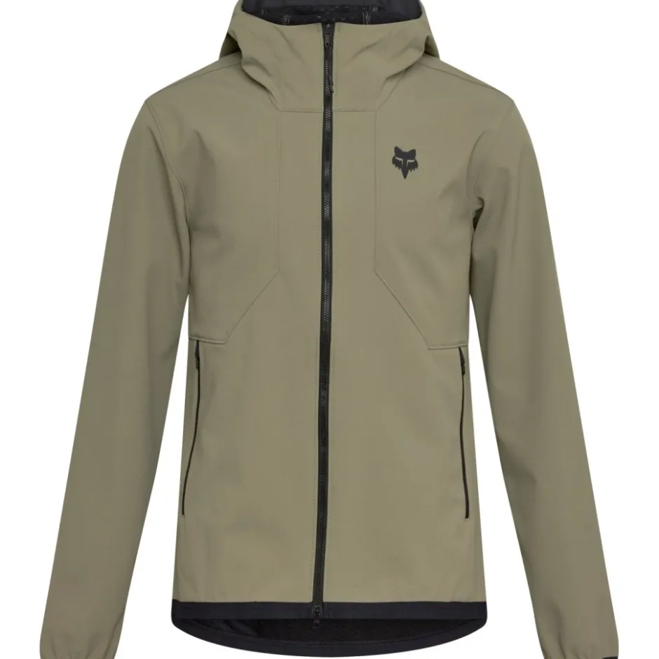 Regenjassen|Mtb-Jacks < FOX Racing FOX Ranger Fire Hoodie Heren - adobe