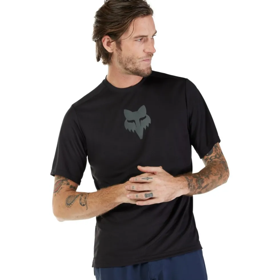 FOX Ranger Head MTB Fietsshirt Heren - black