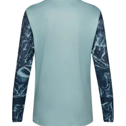 FOX Ranger Image Print MTB-shirt met lange mouwen voor kinderen - arctic blue