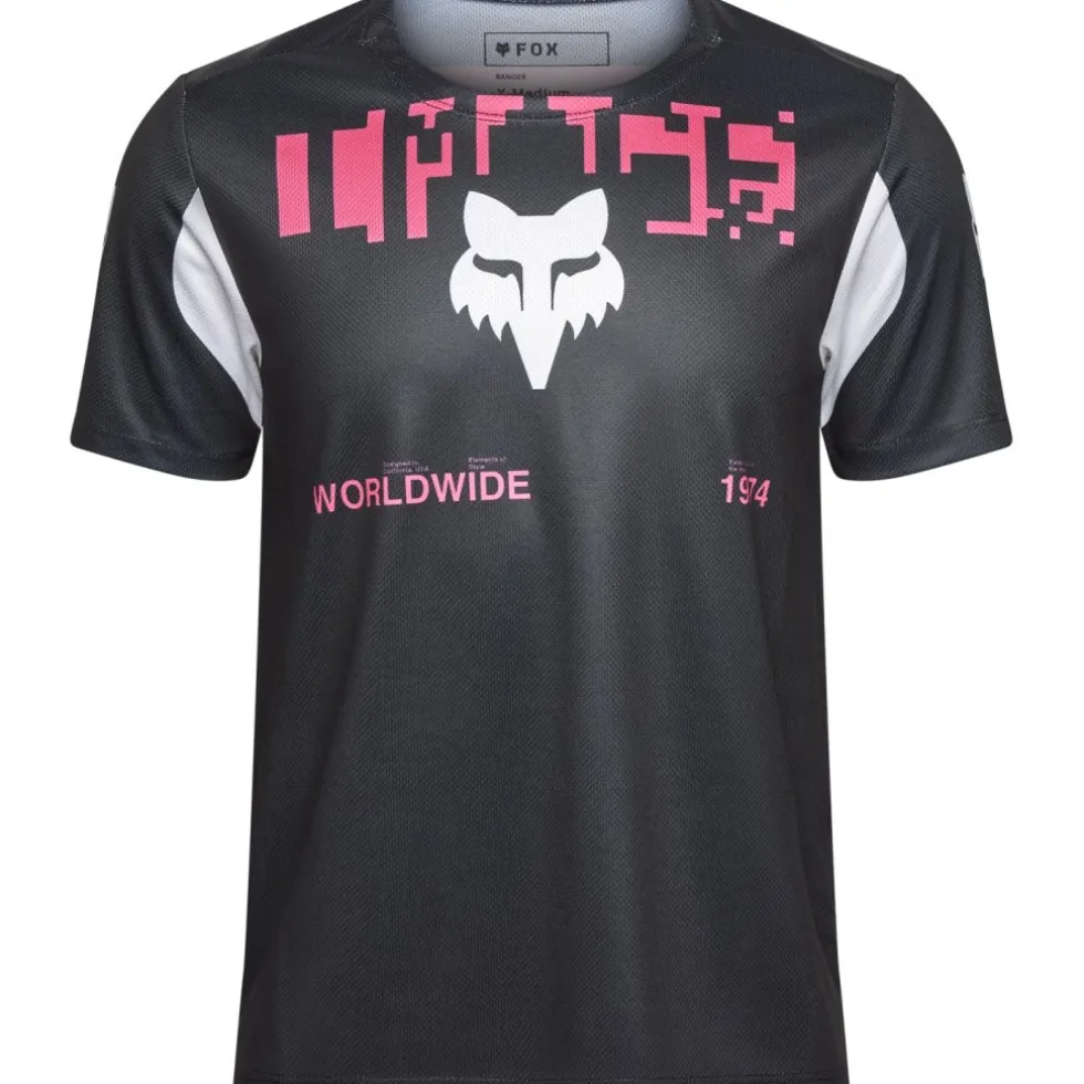 FOX Ranger MTB Fietsshirt Kinderen - Digi Image - zwart