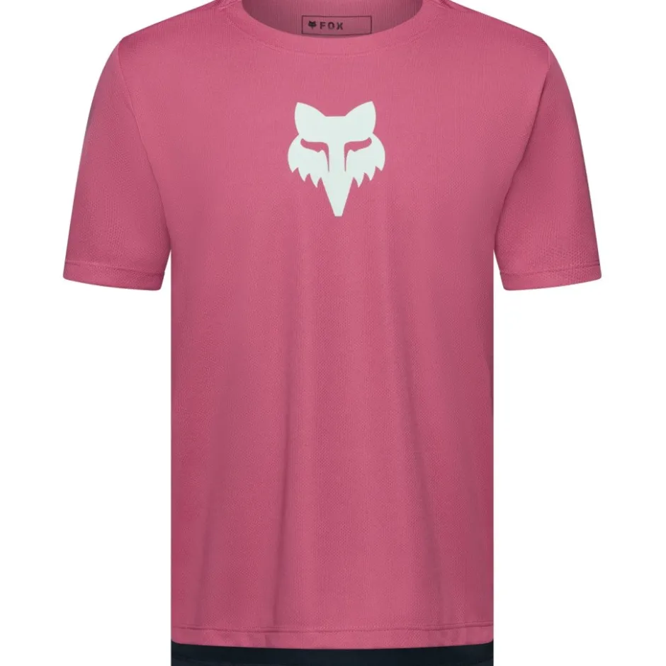 Shirts Kinderen < FOX Racing FOX Ranger MTB Fietsshirt Kinderen - Fox Head - berry