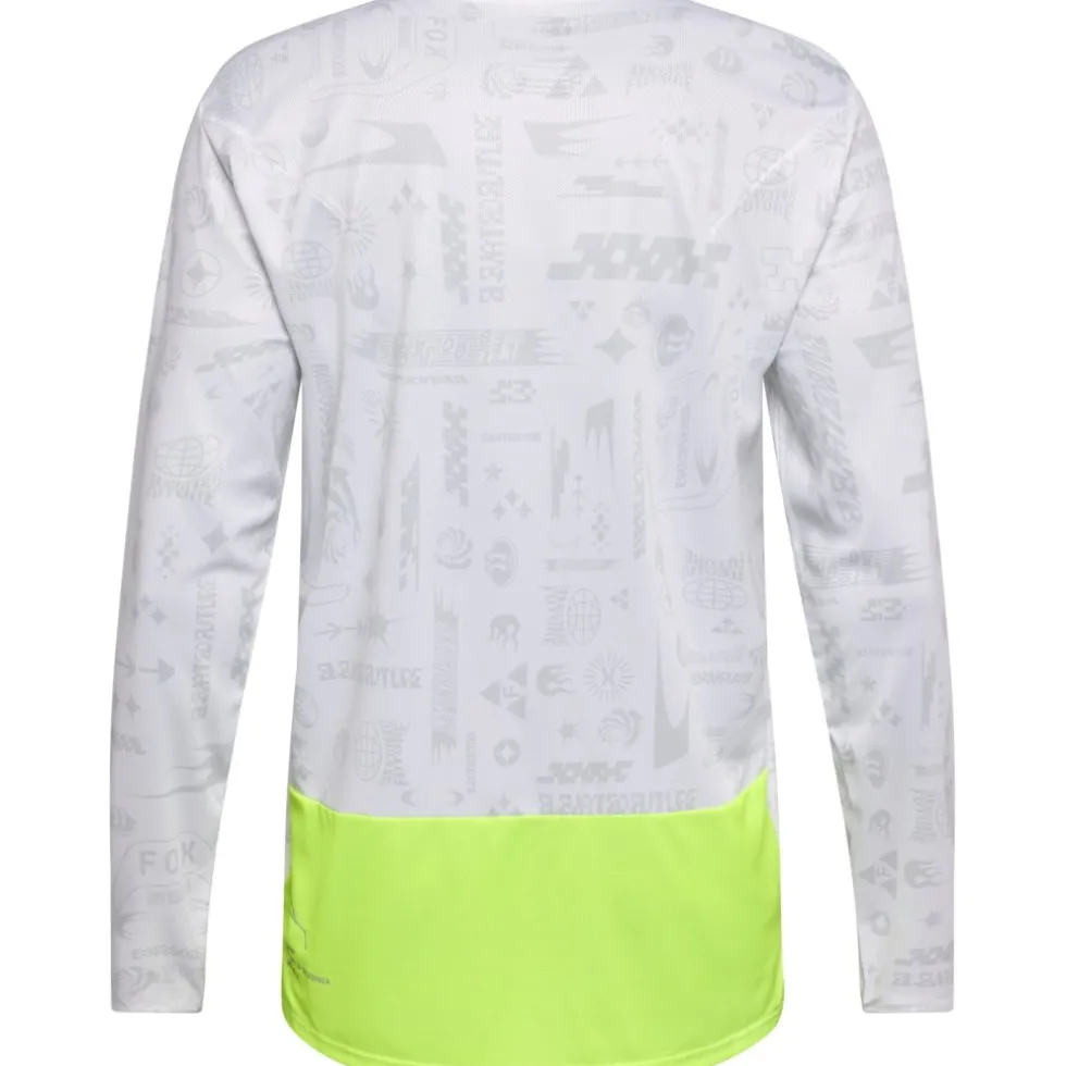 FOX Ranger MTB Fietsshirt met lange mouwen Heren - Lunar SE - white