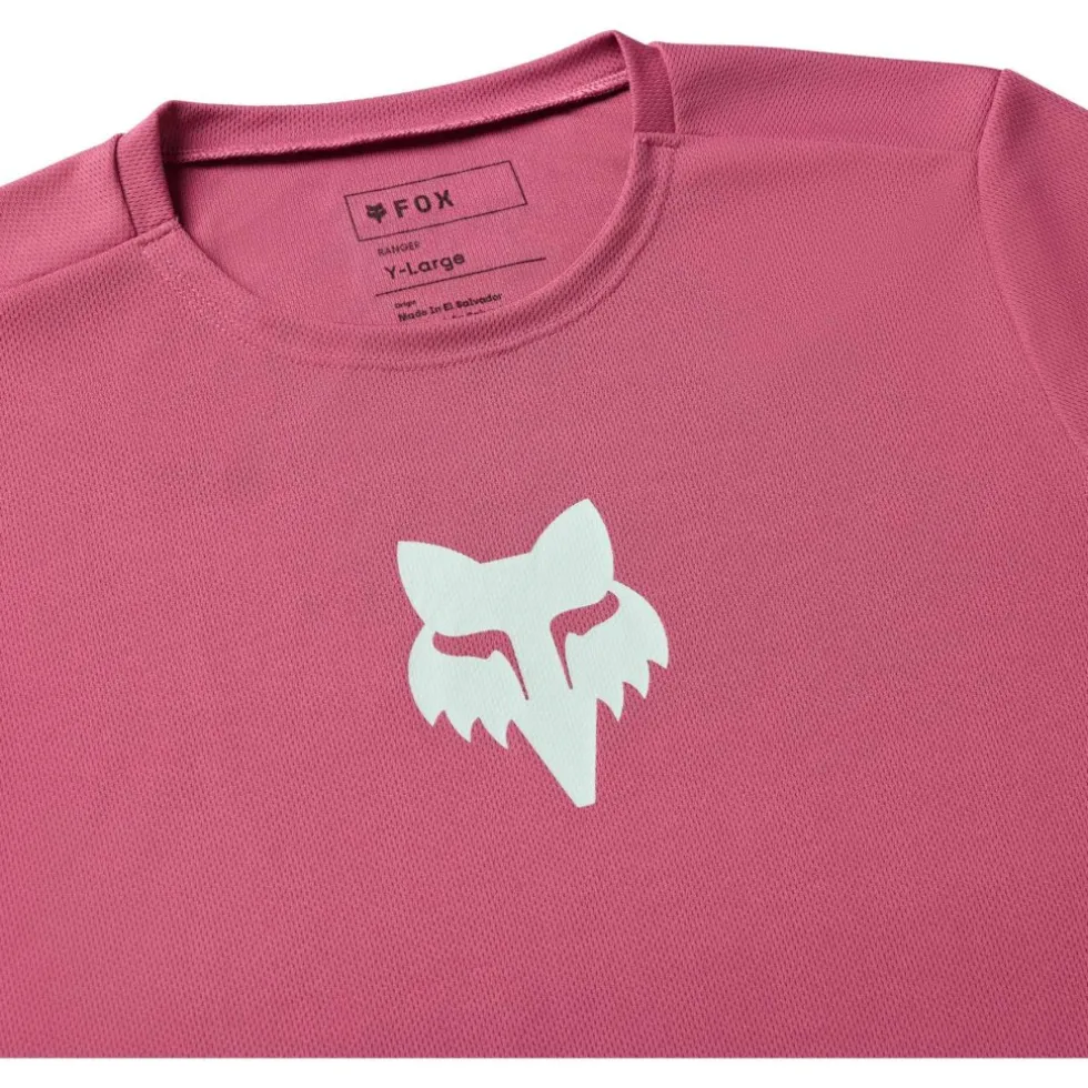FOX Ranger MTB Fietsshirt met lange mouwen Kinderen - Fox Head - berry