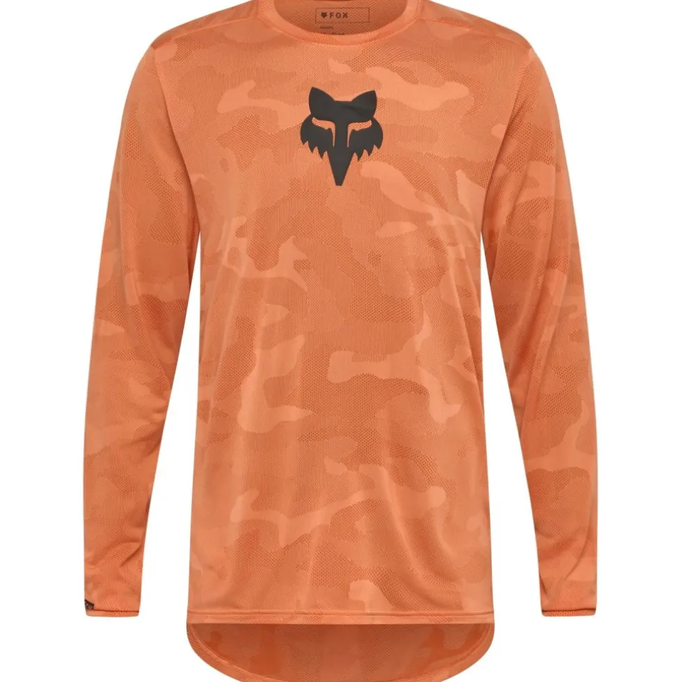 FOX Ranger TruDri mtb-shirt met lange mouwen voor heren - coral