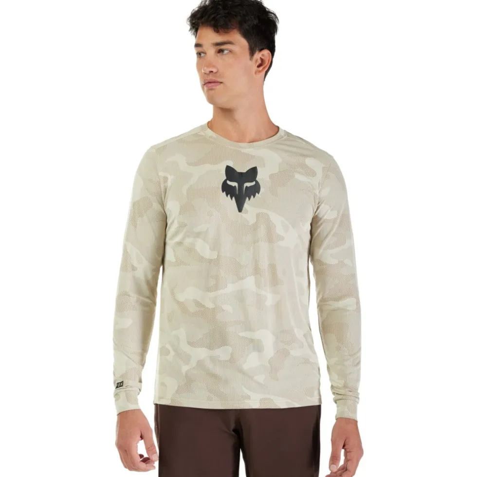 FOX Ranger TruDri mtb-shirt met lange mouwen voor heren - coral