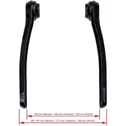 FSA E-Bike Crank Arms for Bosch Gen 3/4 / Yamaha PW-X / Polini - ISIS - CK-762/IS Wider