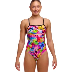 Zwembroeken & Bikini'S < Funkita Single Strap Eco Eendelig badpak voor dames - Tag Her