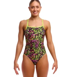 Zwembroeken & Bikini'S < Funkita Single Strap Eco Eendelig badpak voor dames - Water Wings