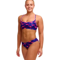 Funkita Sports Eco Bikinitop Dames - Flocked Up