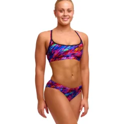 Zwembroeken & Bikini'S < Funkita Sports Eco Bikinitop Dames - Big Bang