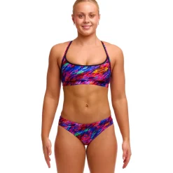 Zwembroeken & Bikini'S < Funkita Sports Eco Bikinitop Dames - Big Bang