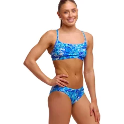 Funkita Sports Eco Bikini-slipjes voor dames - Bloom Shakalaka
