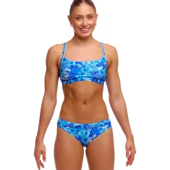 Funkita Sports Eco Bikini-slipjes voor dames - Bloom Shakalaka