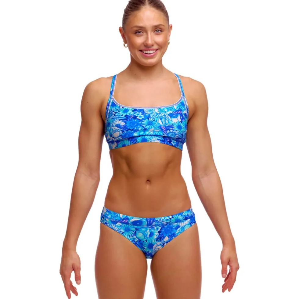 Funkita Sports Eco Bikini-slipjes voor dames - Bloom Shakalaka