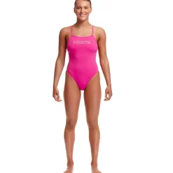 Funkita Tie Me Tight Eco Eendelig badpak voor dames - Candy
