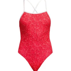Funkita Tie Me Tight Eco Eendelig badpak voor dames - Hot Coals