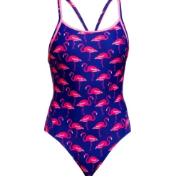 Zwembroeken & Bikini'S < Funkita Diamond Back Eco Eendelig badpak voor dames - Flocked Up