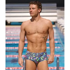 Zwembroeken & Bikini'S < Funky Trunks Caic Eco Trunk Zwebroek Heren - Bit Of Peace
