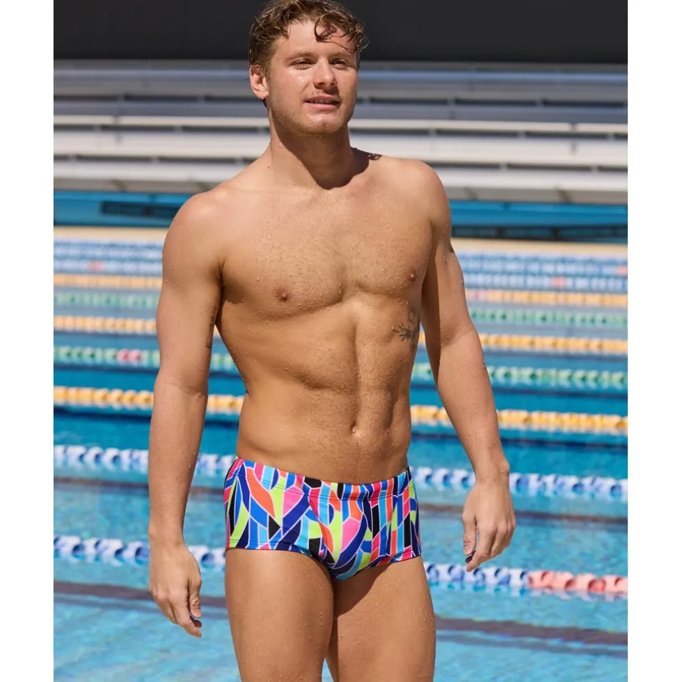 Funky Trunks Classic Eco Trunks Zwembroek Heren - Fault Lines