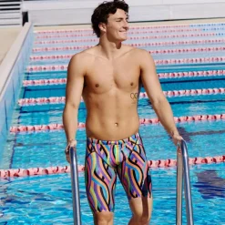 Zwembroeken & Bikini'S < Funky Trunks Training Eco Jammer Zwemkleding voor heren - Curl Curl