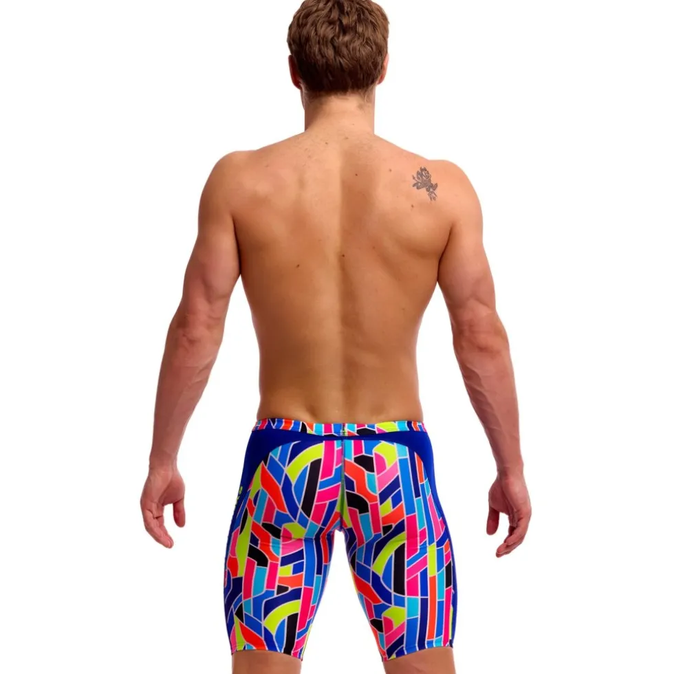 Funky Trunks Training Eco Jammers Zwemkleding voor heren - Fault Lines