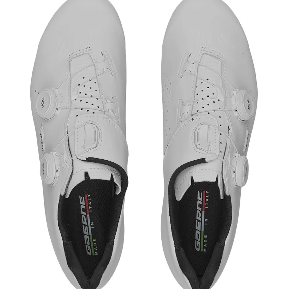 Klikschoenen|Wielrenschoenen < Gaerne G.Fuga Racefietsschoenen - Breed - Core White