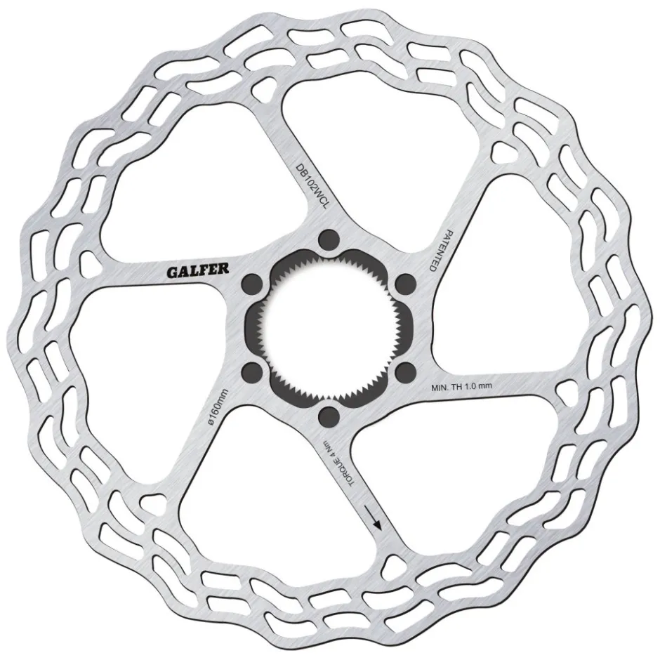 Schijfremmen < Galfer Wave Remschijf - Road/Gravel | Fixed | Centerlock