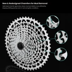 E-Bike Aandrijving|Cassettes < Garbaruk Cassette - Gravel | Gen 2.0 | XD/XDR | 12-voudig - zwart